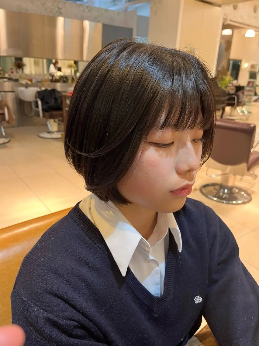 ショート ボブ 似合わせカット 鈴木夏季 お悩み相談/自由が丘のヘアスタイル