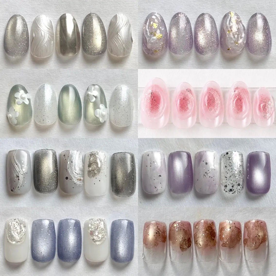 ネイル ジェルネイル マグネットネイル マグネットワンカラー ニュアンスネイル ワンカラーネイル ハンドネイル muum_nail 新宿2分 三丁目1分のネイルデザイン