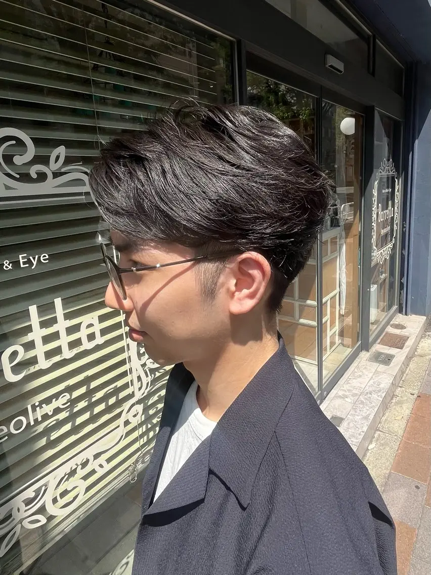 パーマ メンズ カット パーマ ヤシロケンタ メンズ特化のヘアスタイル