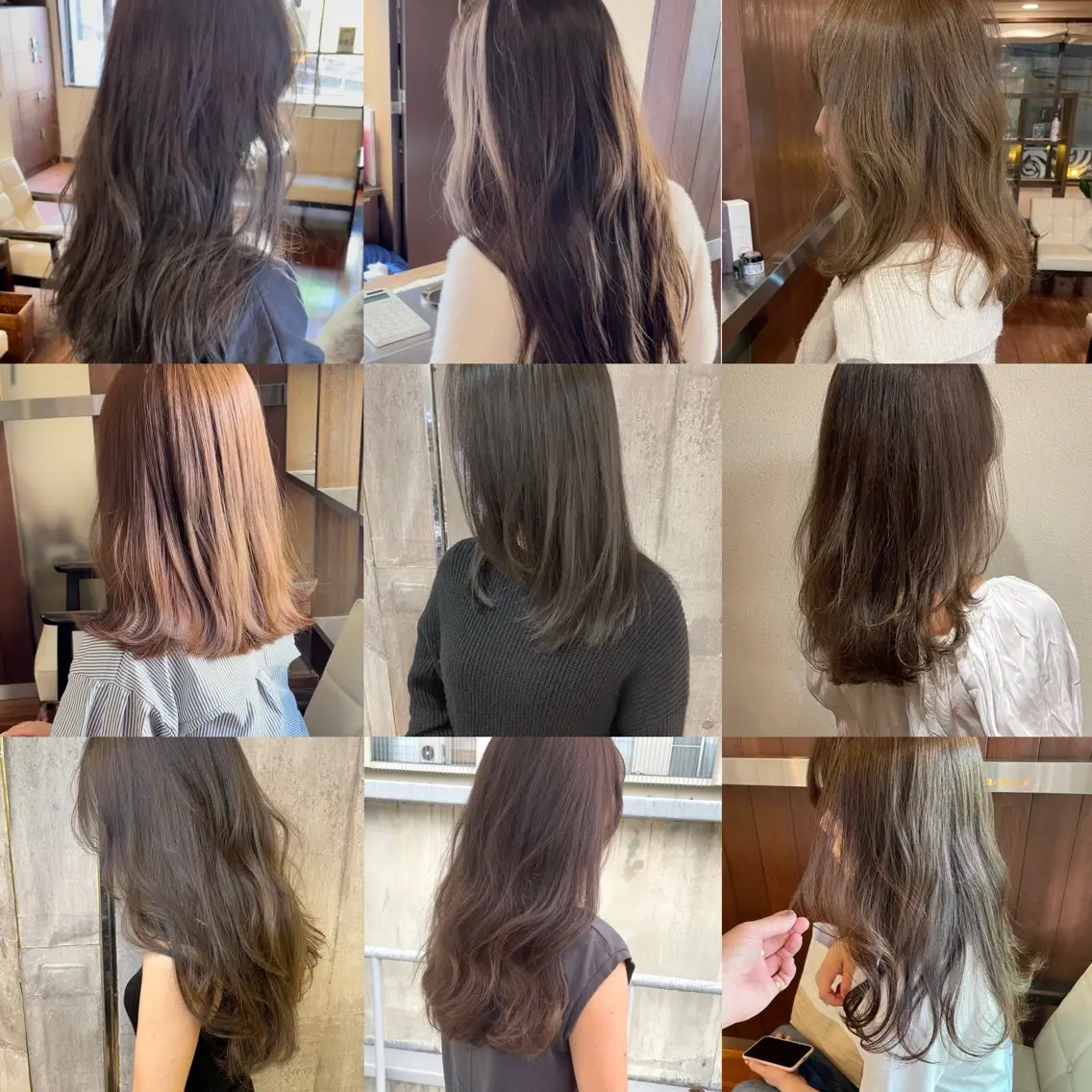 ミディアム カラー ブリーチ ダブルカラー ブリーチなしカラー ヘアカラー トリートメント 田室 和幸のヘアスタイル