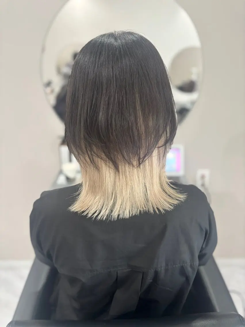 ミディアム カラー 🫐インナーカラー 髪質改善🫐/MEIのヘアスタイル