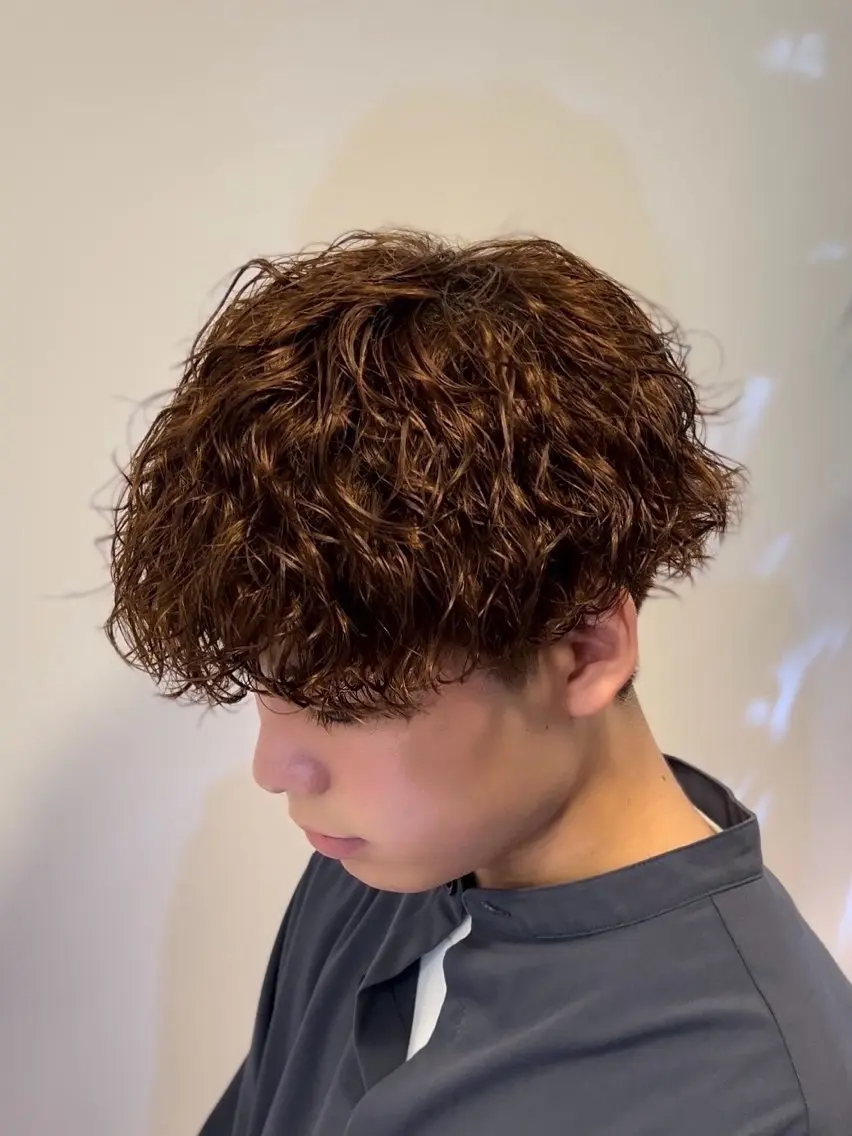 カラー パーマ メンズ 千葉 ホシトのヘアスタイル