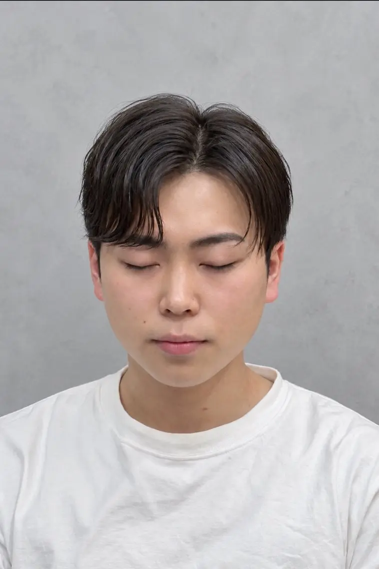 ショート パーマ メンズ ダウンパーマ メンズパーマ カット パーマ 韓国ヘア/メンズ パーマなら須田龍世のヘアスタイル