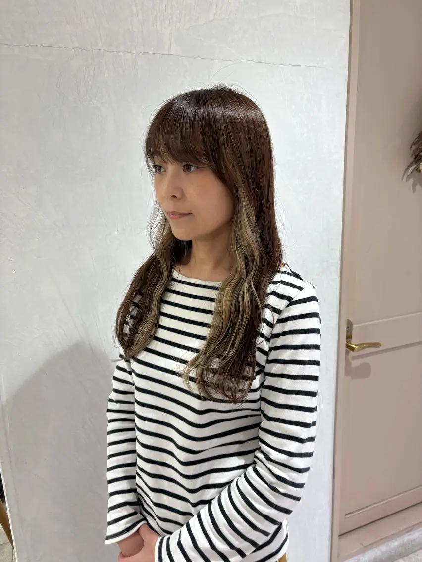 ロング ヘアカラー 小林 篤滋郎のヘアスタイル