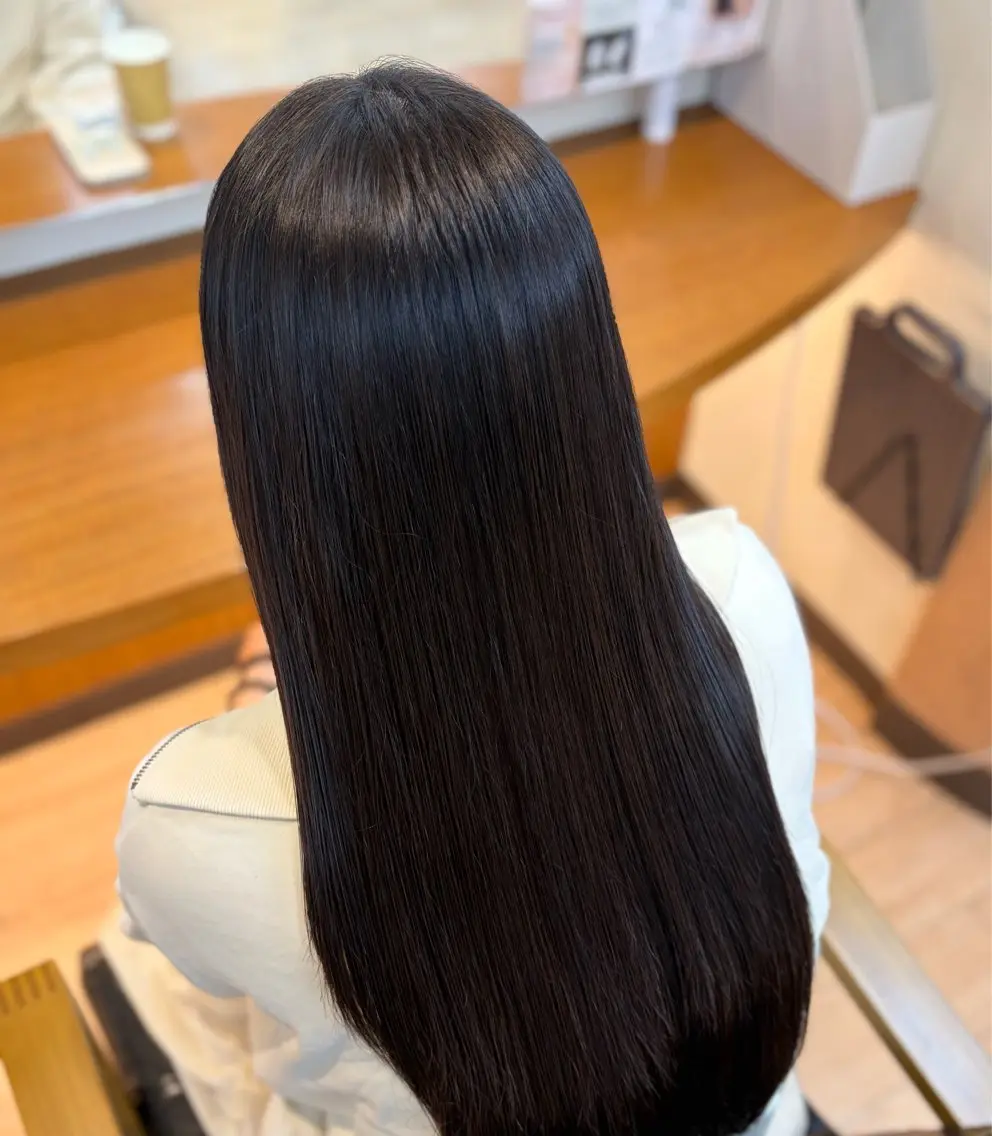 ロング 髪質改善ストレート ✨️小川涼のヘアスタイル