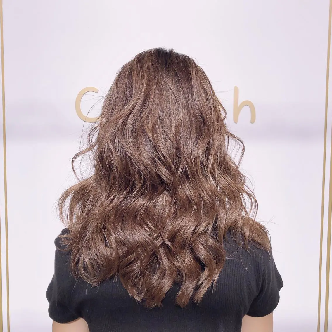 ロング カラー 透明感カラー ハイライトカラー ピンクカラー ハイライト 【店長】大根 亮太のヘアスタイル