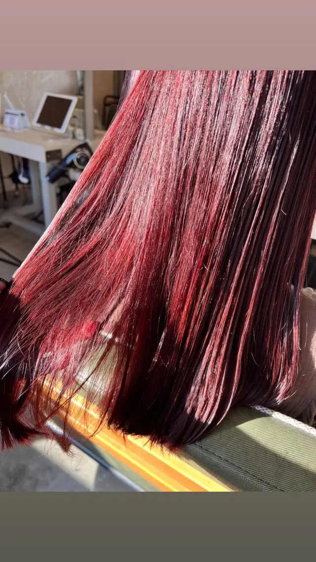 セミロング カラー 透明感カラー カラー特化⭐️💫 RIKU💠のヘアスタイル