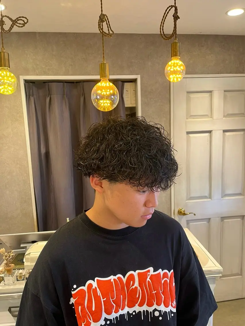 ショート パーマ カット パーマ パーマ🌀縮毛✨ 🐏丸山祐宇🐏のヘアスタイル