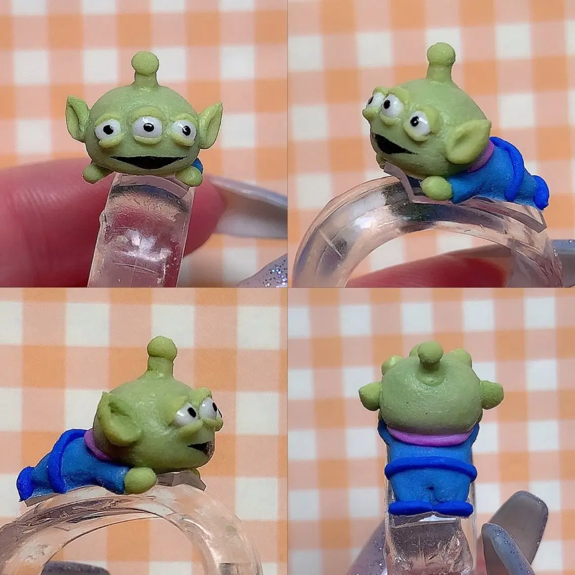 ネイル アートネイル グリーン ぷっくりネイル 3Dアートネイル💗 都築レナのネイルデザイン