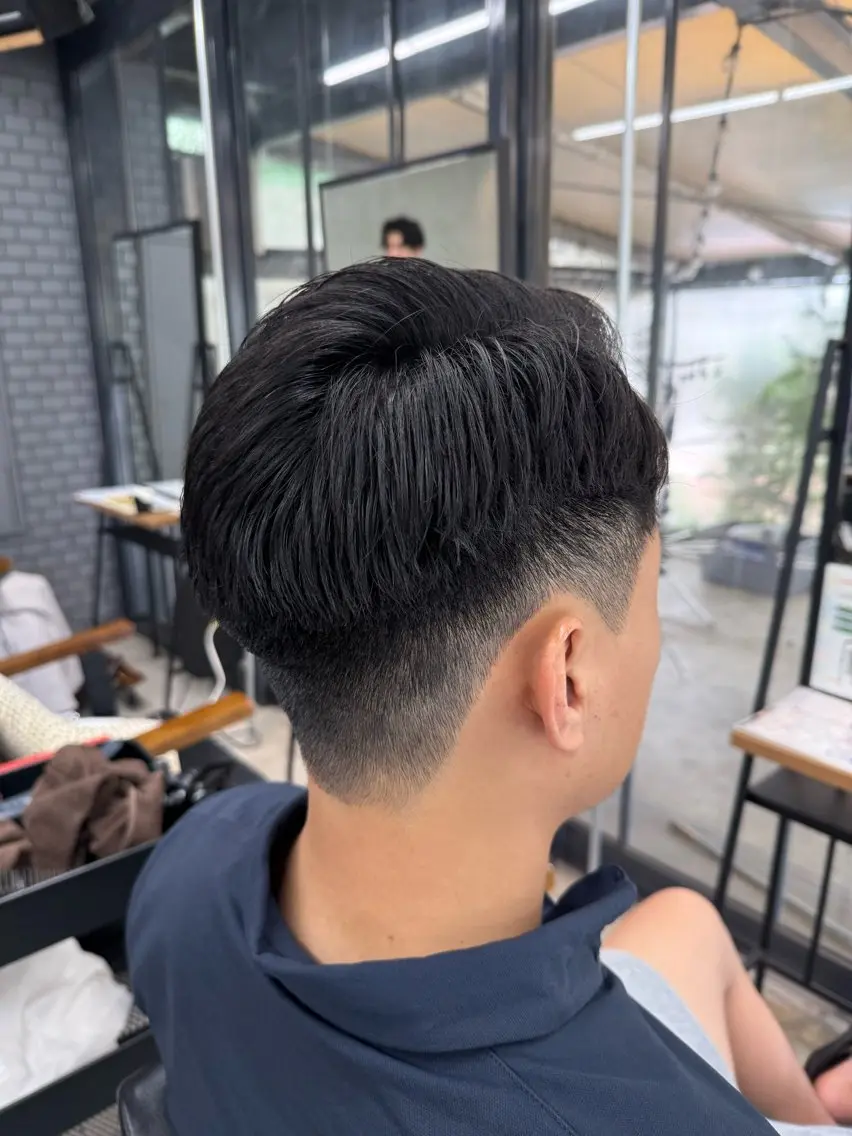 ショート メンズ 田中 叶夢のヘアスタイル