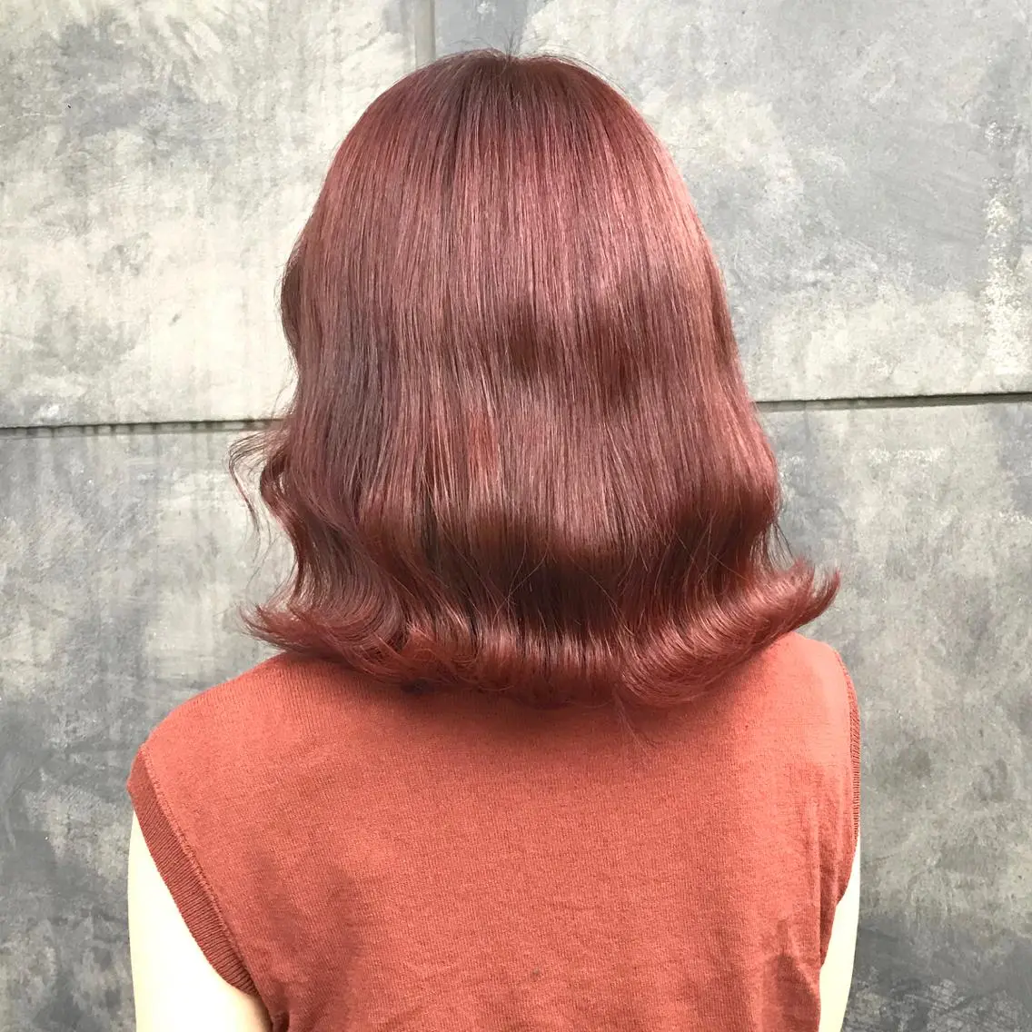 ミディアム カラー ブリーチ オレンジ タンバルモリ ヨシンモリ ムルギョル巻き K-POP好き美容師 🇰🇷Kai.Yのヘアスタイル