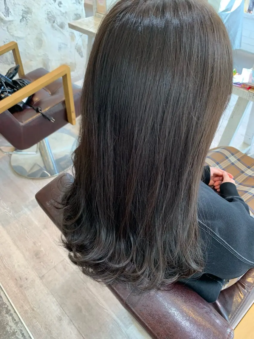 ロング カラー 塚本 昂のヘアスタイル