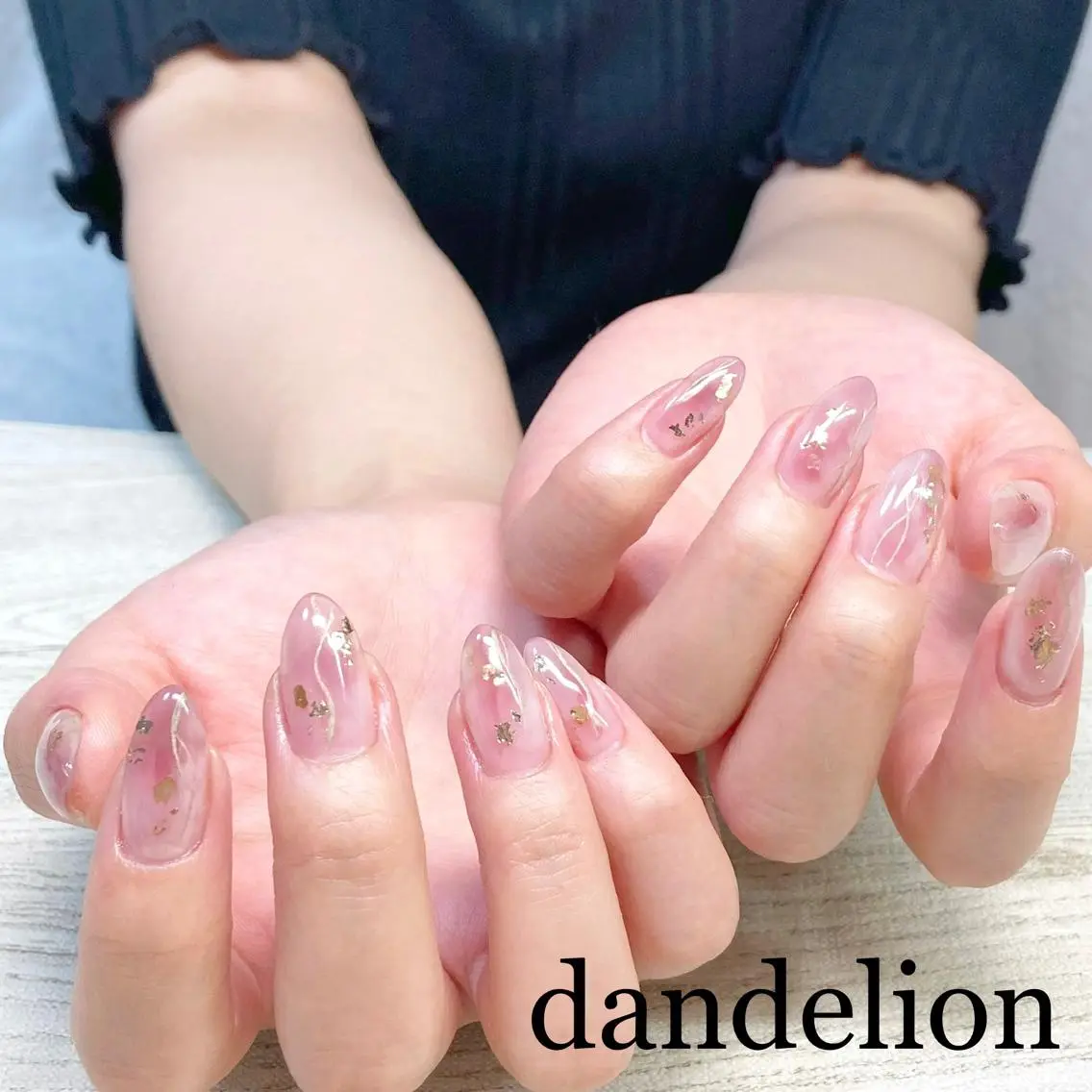 ネイル ハンドネイル ハンドケア dandelion ダンデライオンのネイルデザイン