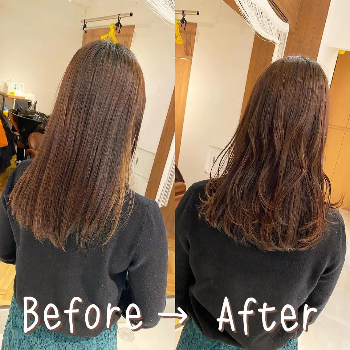 セミロング ヘアアレンジ レイヤーカット 髪質改善特化 安東駿介のヘアスタイル