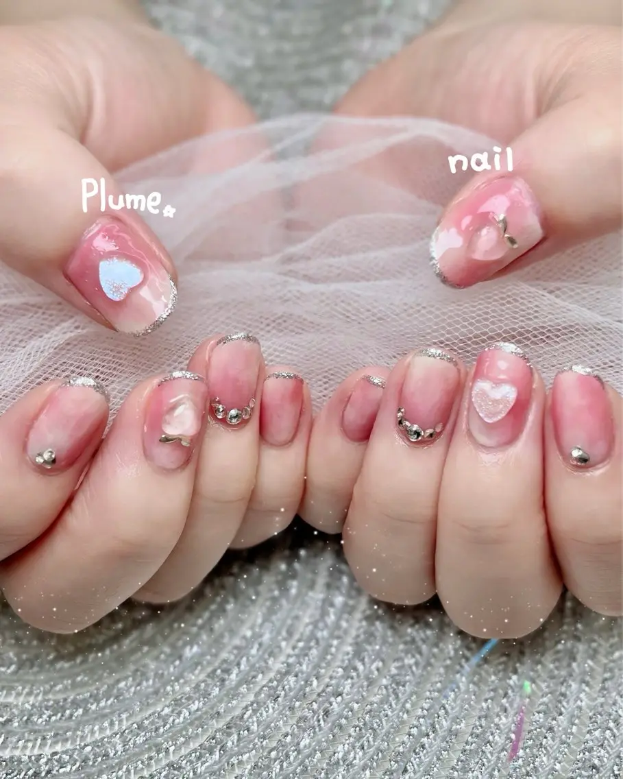 ネイル ハンドネイル plume nail ☆韓国ネイルのネイルデザイン