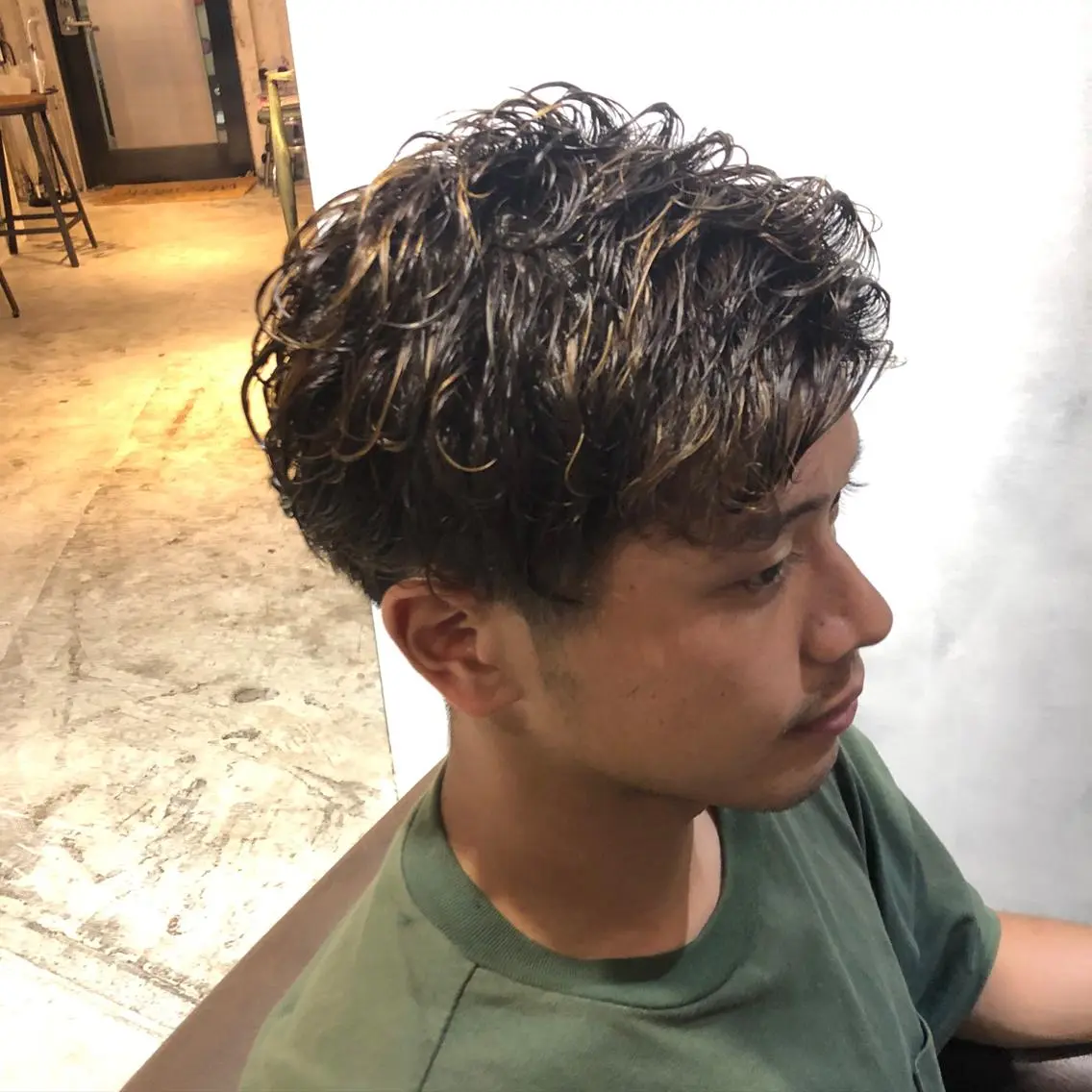 カラー パーマ メンズ 🤎艶髪×透明感🤎 【𝙔𝙐𝙕𝙐】のヘアスタイル