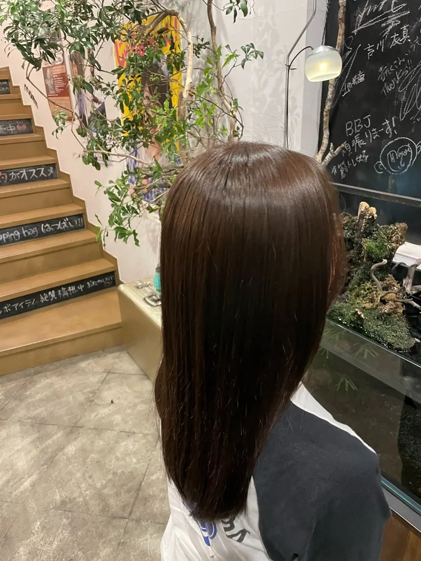 ロング カラー 大倉 彩寧のヘアスタイル