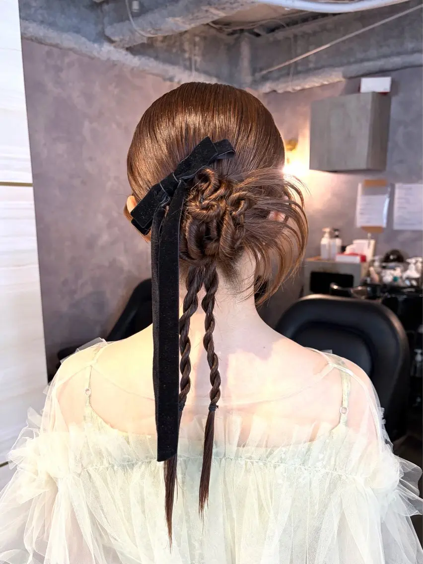【カチモリヘアセット🦋】の写真