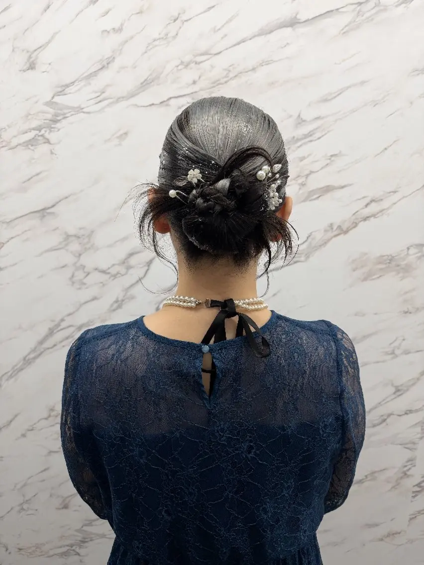 ヘアアレンジ ヘアセット 縮毛/ヘアセット suzのヘアスタイル