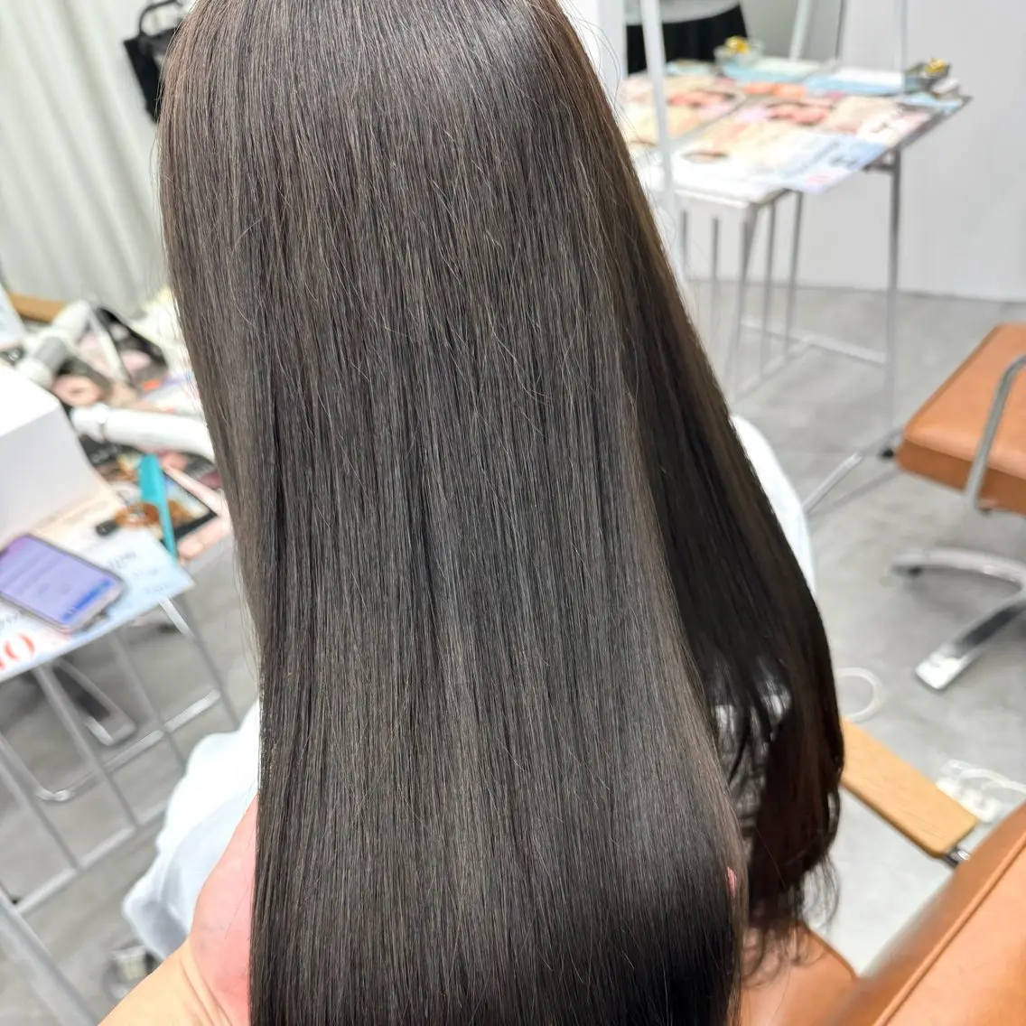 ロング カラー ヘアアレンジ ヘアカラー トリートメント ブリーチなしカラー /新百合ヶ丘/安形翔のヘアスタイル