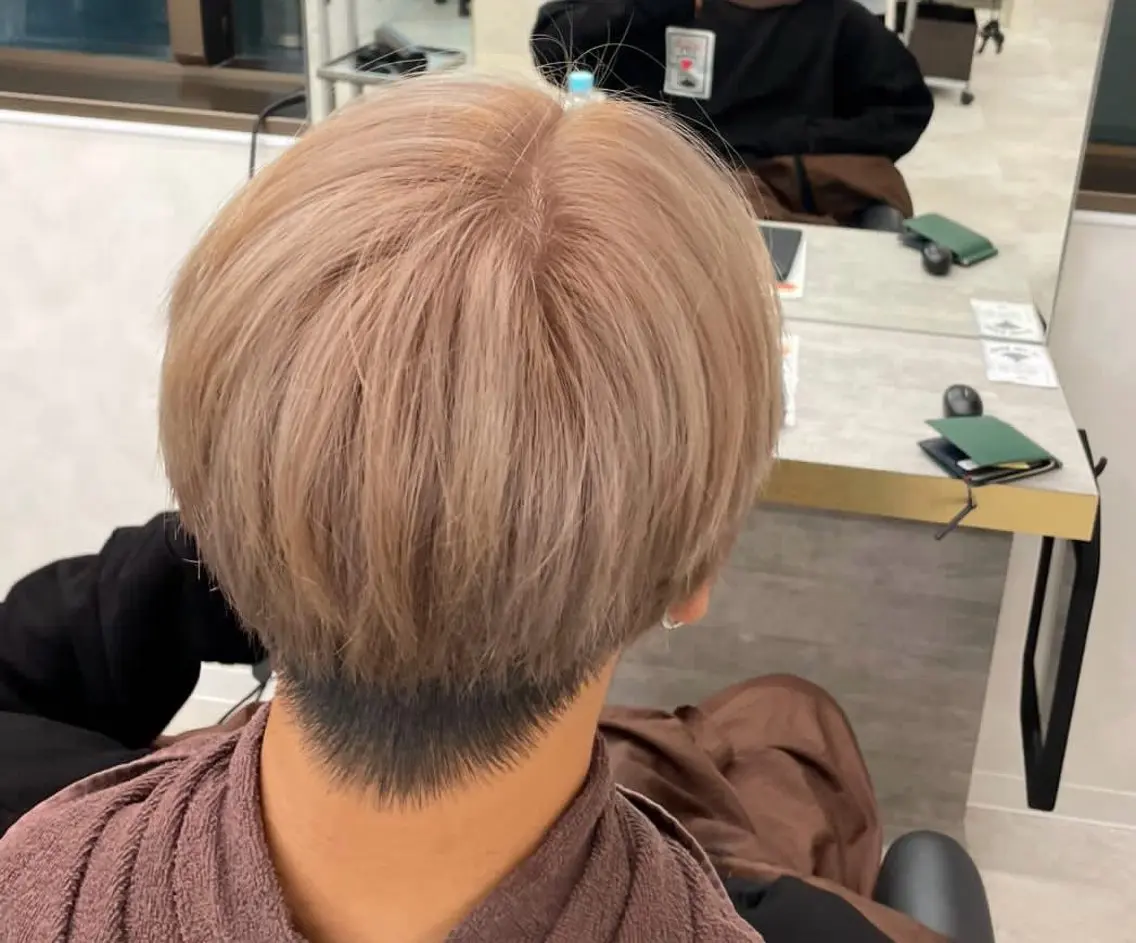 カラー メンズ ヘアカラー 透明感デザインカラー /髙橋/白髪ぼかし可のヘアスタイル