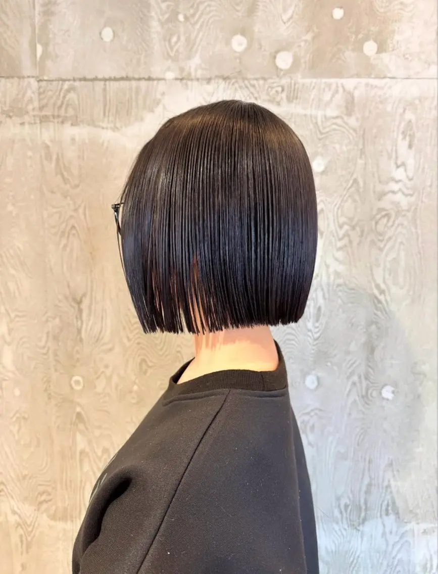 ショート 切りっぱなしボブ ボブ GRANDEUR natsukiのヘアスタイル