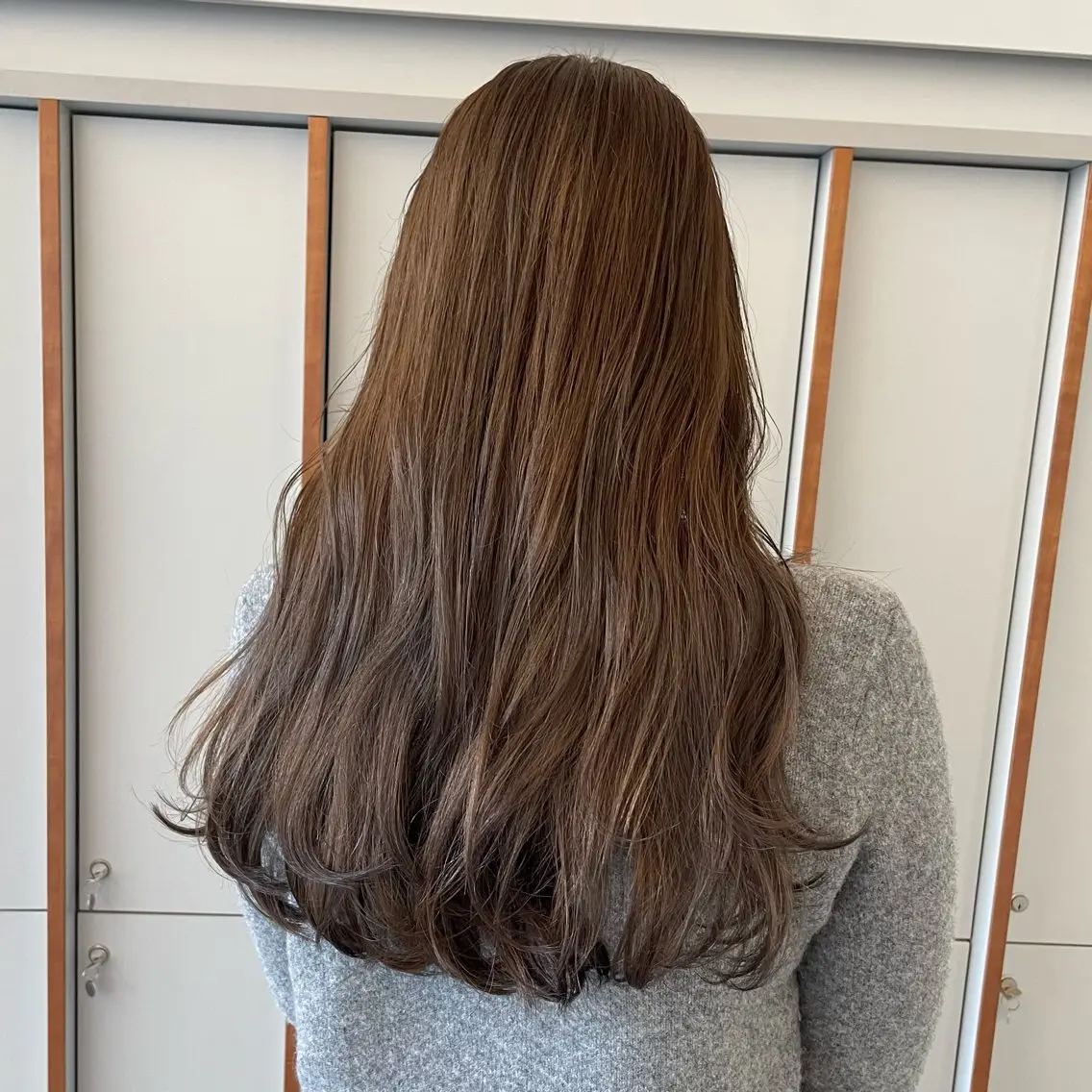 ロング カラー ベージュカラー ブリーチ 透明感カラー ダブルカラー ヘアカラー トリートメント 髪質改善カラー/ボブ 🌻Mutsumiのヘアスタイル