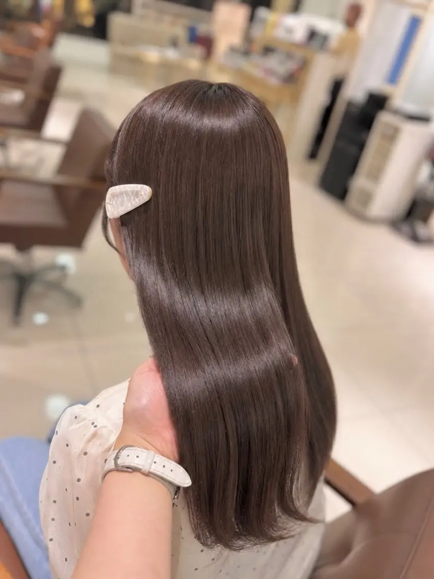 ロング ヘアカラー 盛れる髪質改善カラー 💞はな🎀のヘアスタイル
