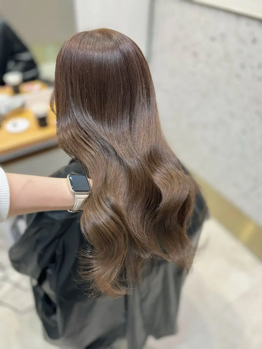セミロング カラー ヘアアレンジ ヘアカラー トリートメント ヘッドスパ ヘアセット 完全💗マンツーマン marinのヘアスタイル