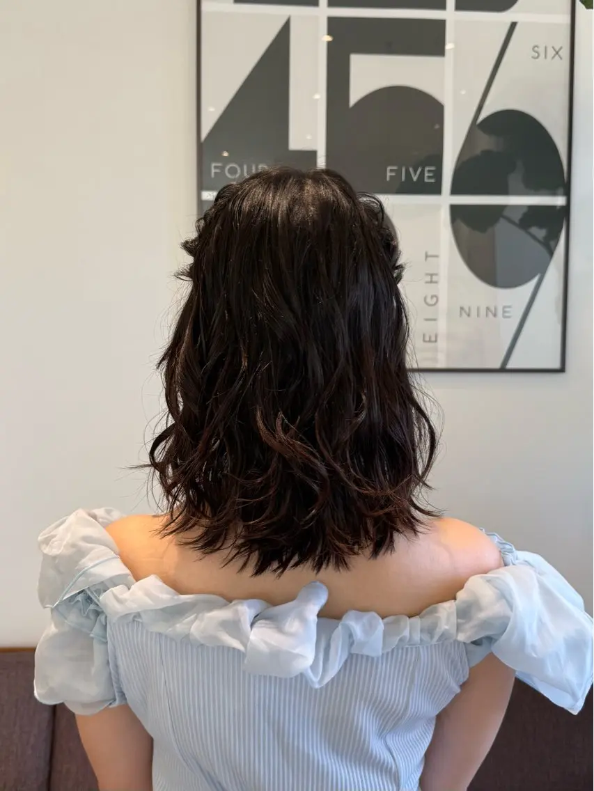 🌷【ミニモ限定】お出かけ前のヘアアレンジ୨୧巻き髪のみのご予約をご希望の方はこちらのクーポンでご予約ください!𖧷の写真