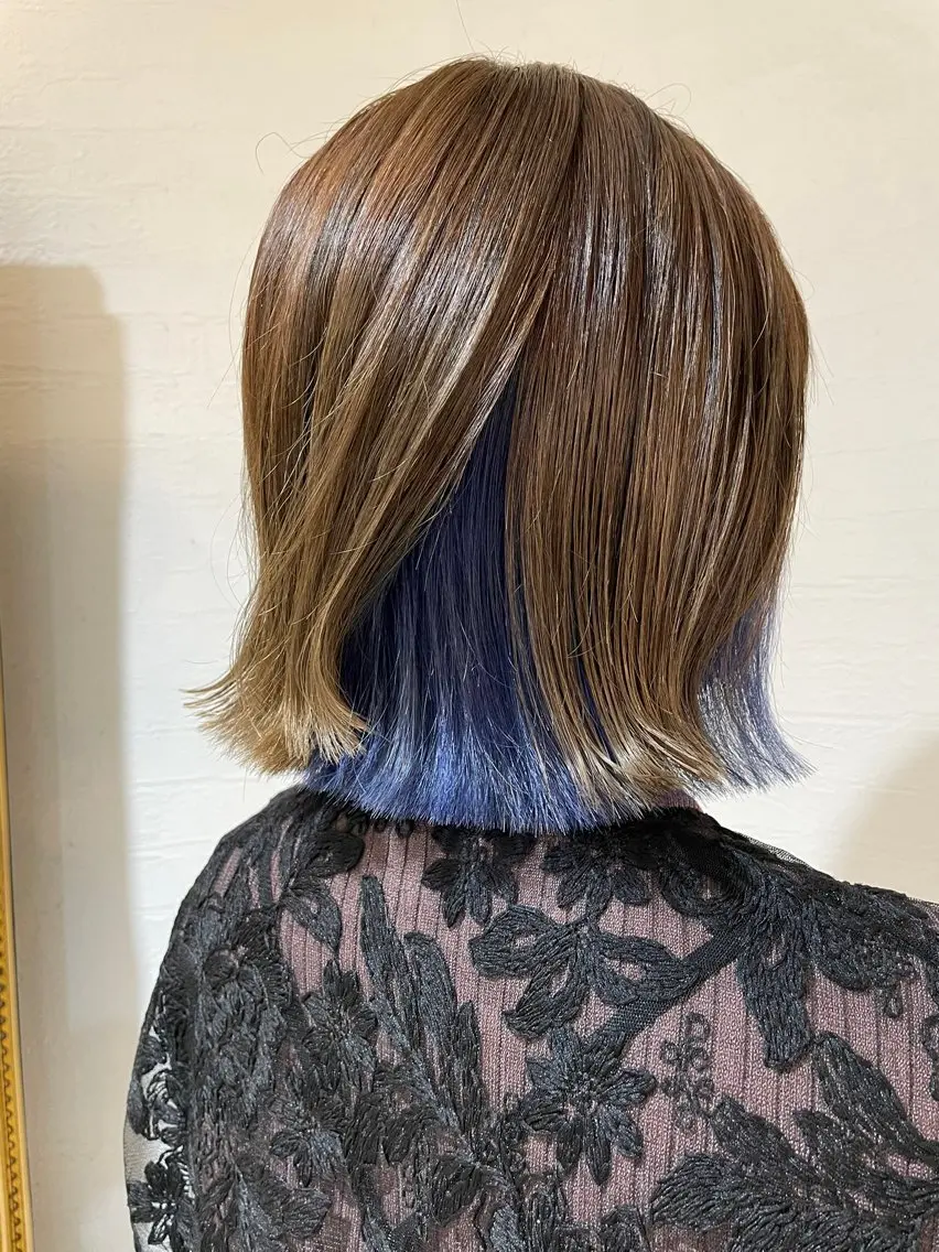 ミディアム 🎀ブリーチなしカラ ー🎀韓国ヘアのヘアスタイル