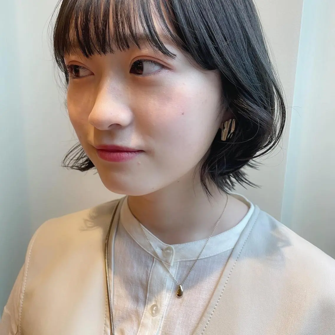 ショート カラー ブラウンカラー ナチュラルブラウン 【カット】 根本翔太のヘアスタイル