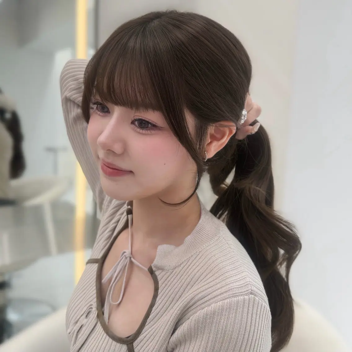 🎀前髪ストレート+カット+髪質改善トリートメント🎀【前髪のうねりが気になる方おすすめメニュー】の写真