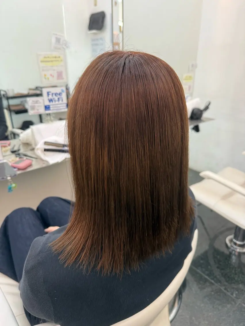 白髪染めリタッチ➕艶トリートメント💎の写真