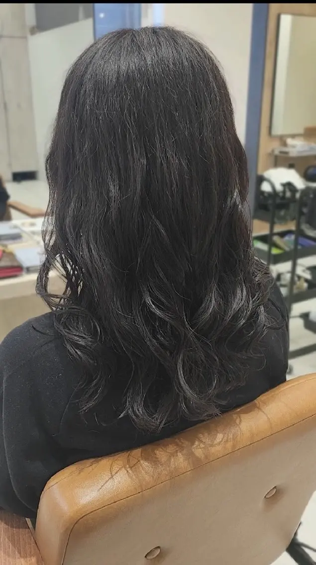 ロング パーマ 垢抜けパーマヘア🍯 ジルのヘアスタイル