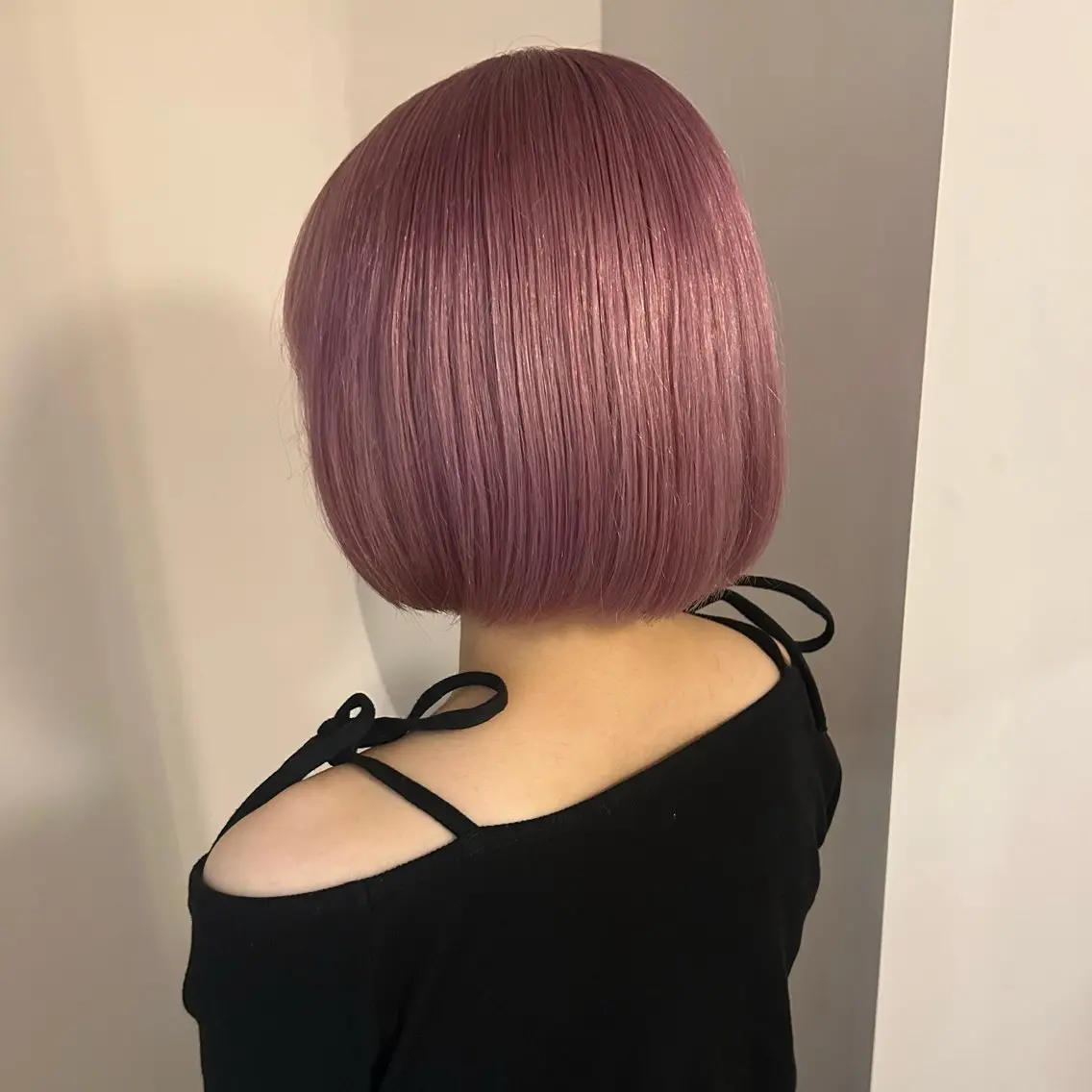 ミディアム 🦋ショートボブ /kanna🦋‪のヘアスタイル