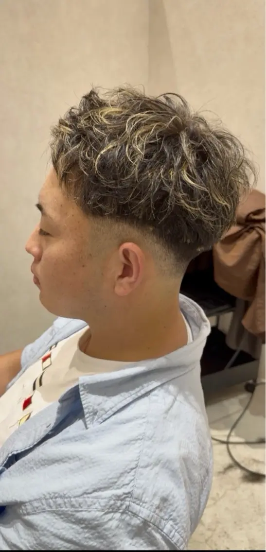 メンズ カット ヘアカラー 保坂 瞭のヘアスタイル