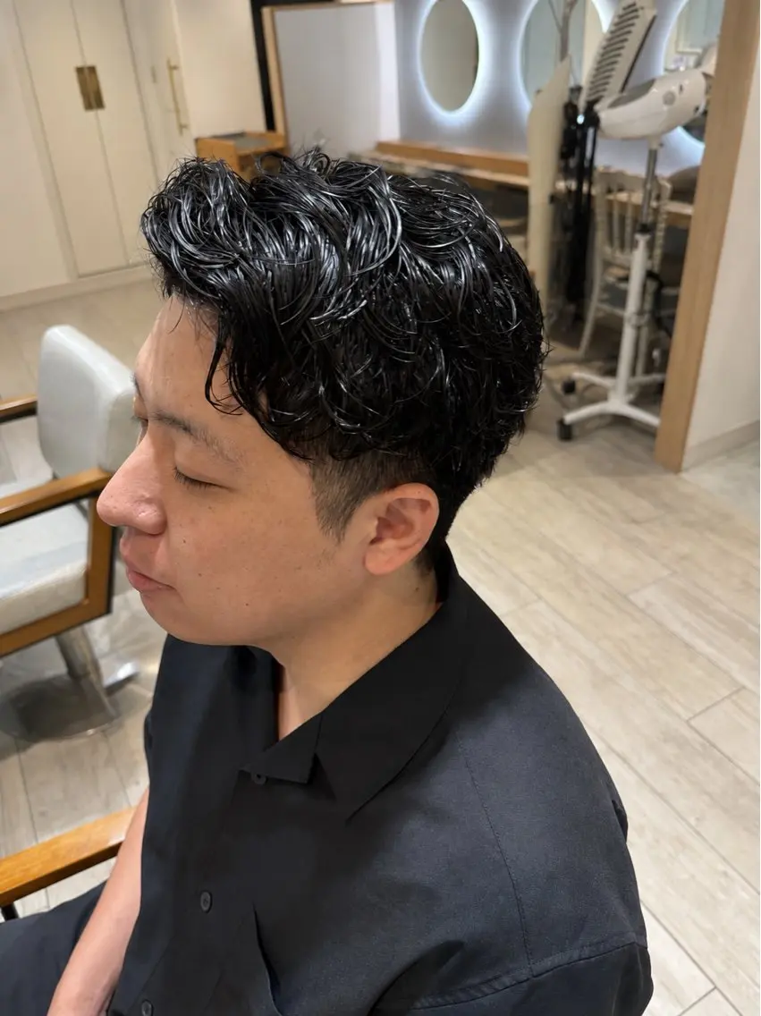 パーマ メンズ カット パーマ 🎀渡邉 🎀のヘアスタイル