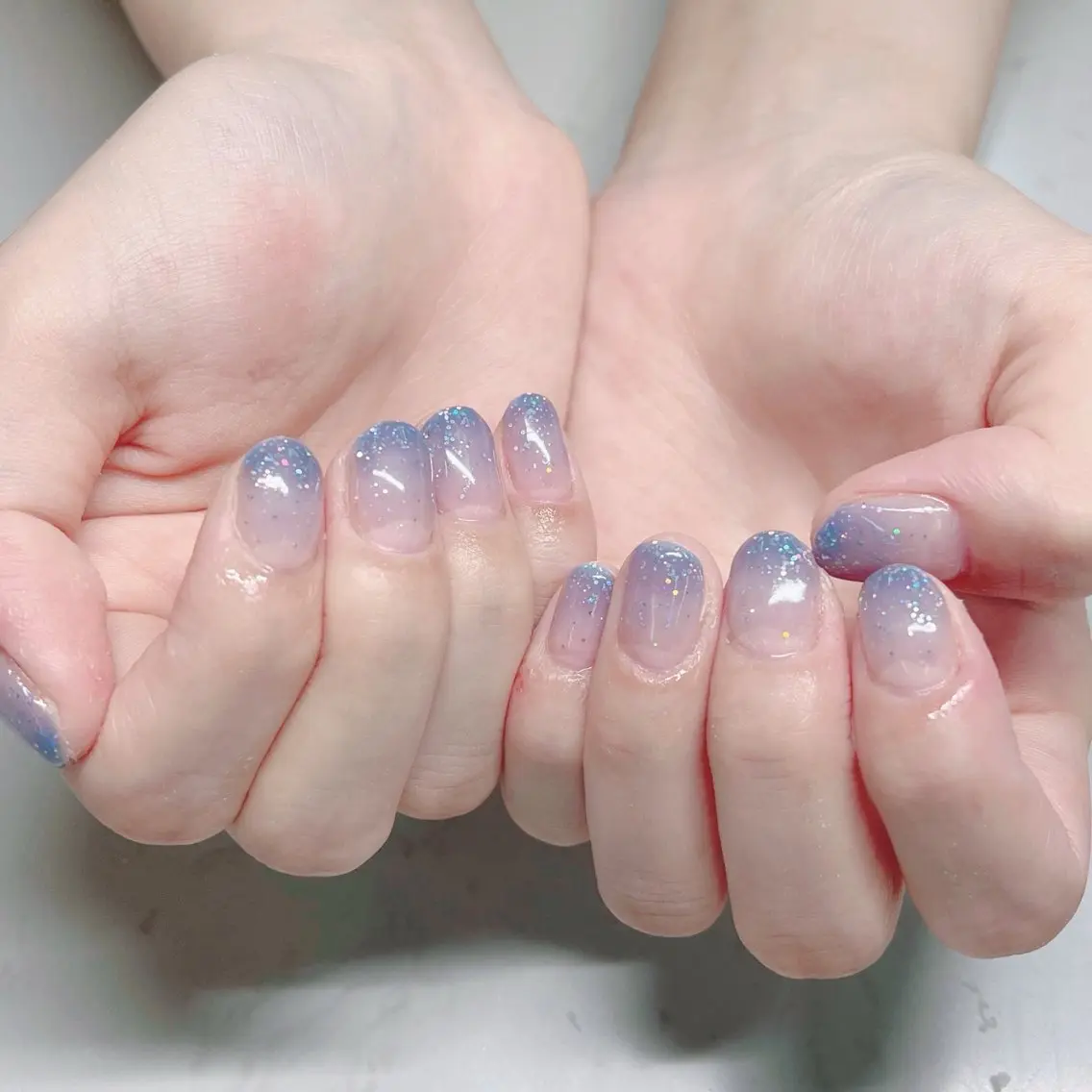 ネイル ラメ(グリッター) piyo 🌼*・のネイルデザイン