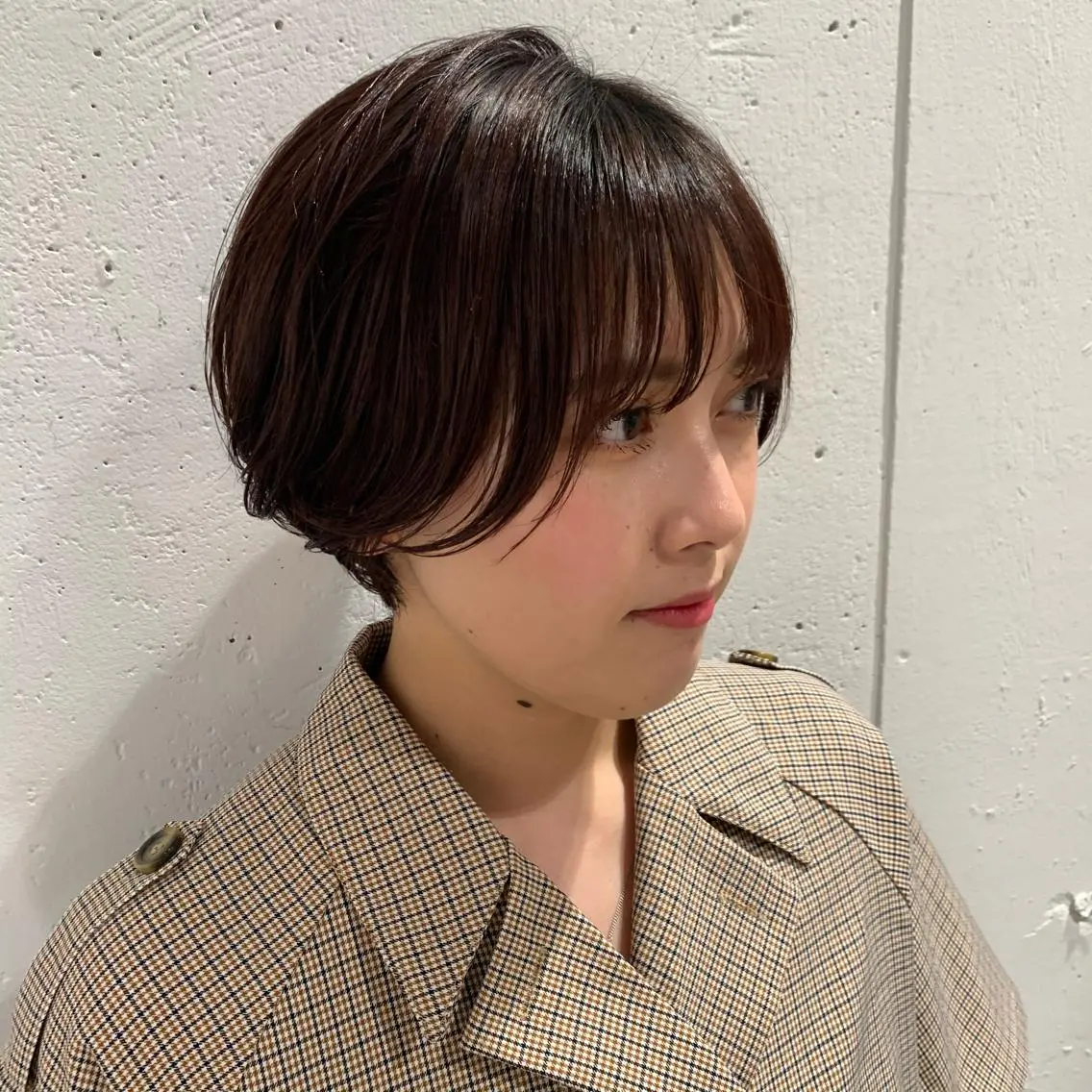 ショート ショートヘア 大角 実希のヘアスタイル