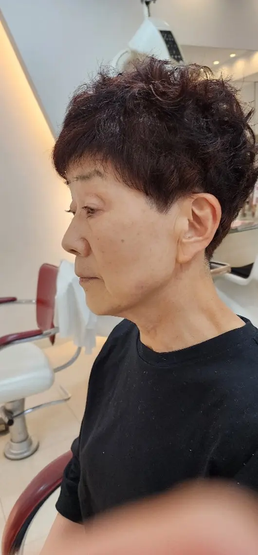 ショート パーマ カラー hairmake Juinのヘアスタイル
