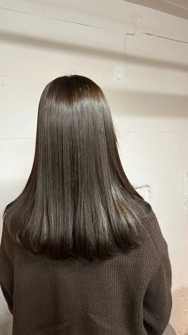 ロング カラー オリーブカラー カット ヘッドスパ 🎀tokute ナオ🧸のヘアスタイル