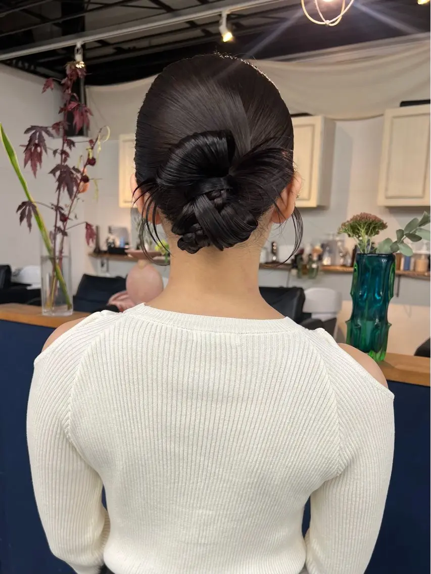 ヘアアレンジ ヘアセット 下川 結月のヘアスタイル