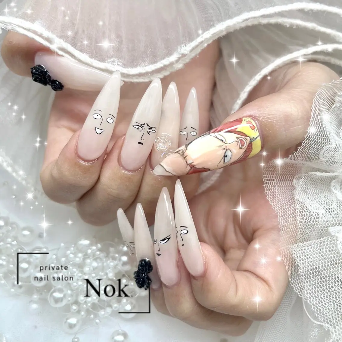 ネイル ハンドネイル 池袋痛ネイル Nok. 渡辺のネイルデザイン