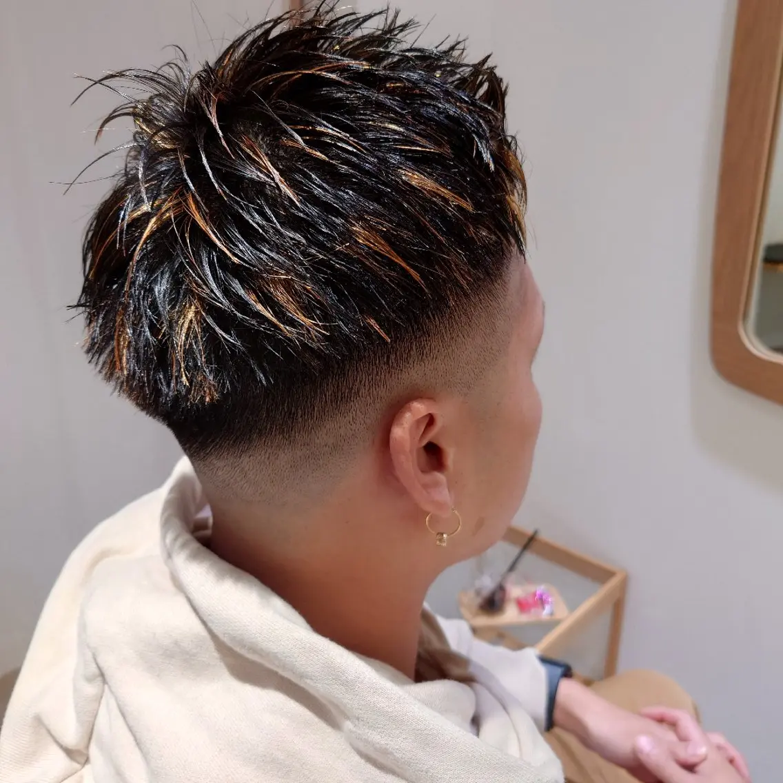 ショート ナカヤマ ヒロトのヘアスタイル