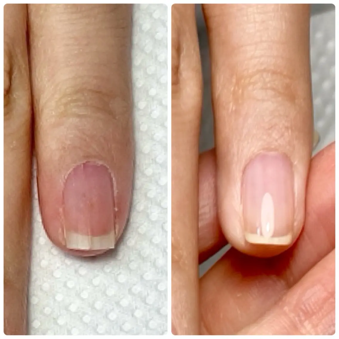 ネイル ピンク 自爪育成nail fachuriのネイルデザイン