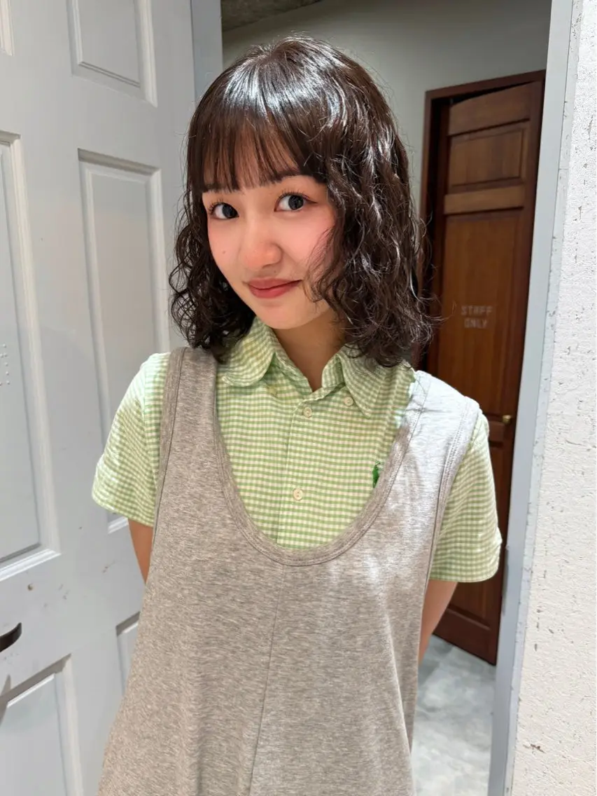 ショート カラー パーマ カット ヘアカラー パーマ トリートメント mai / linoah˚✧のヘアスタイル