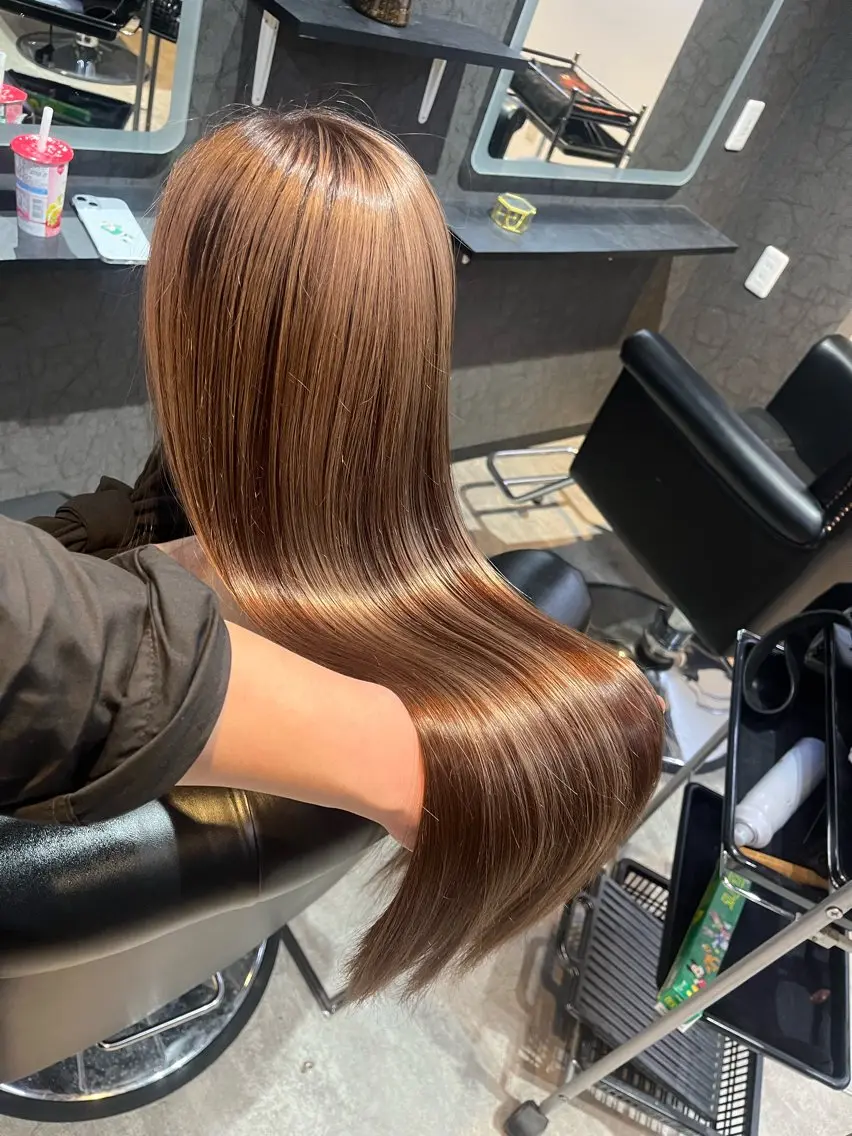 ロング エクステ ケアブリーチ&シール エクステの店和田翔莉のヘアスタイル
