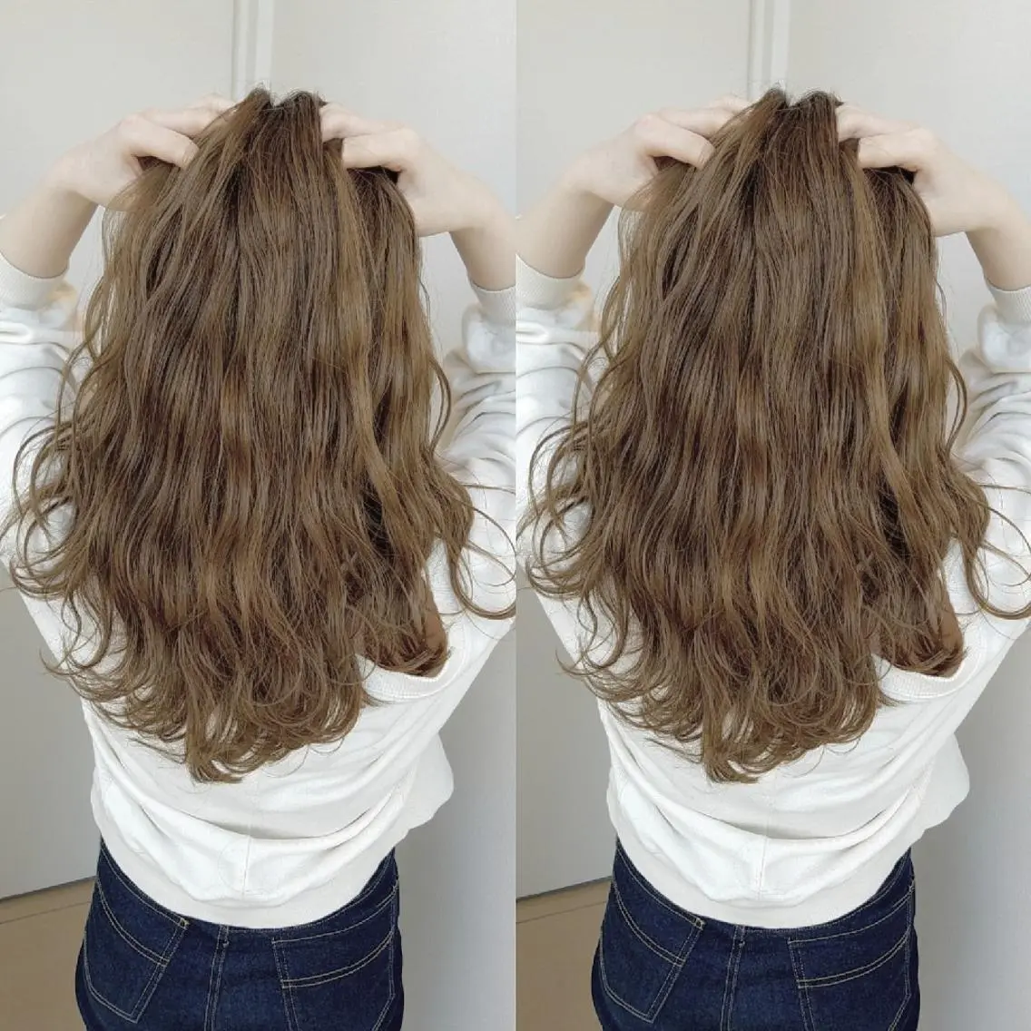ロング カラー ベージュカラー ブリーチ・ハイトーン 特化🎉内山のヘアスタイル