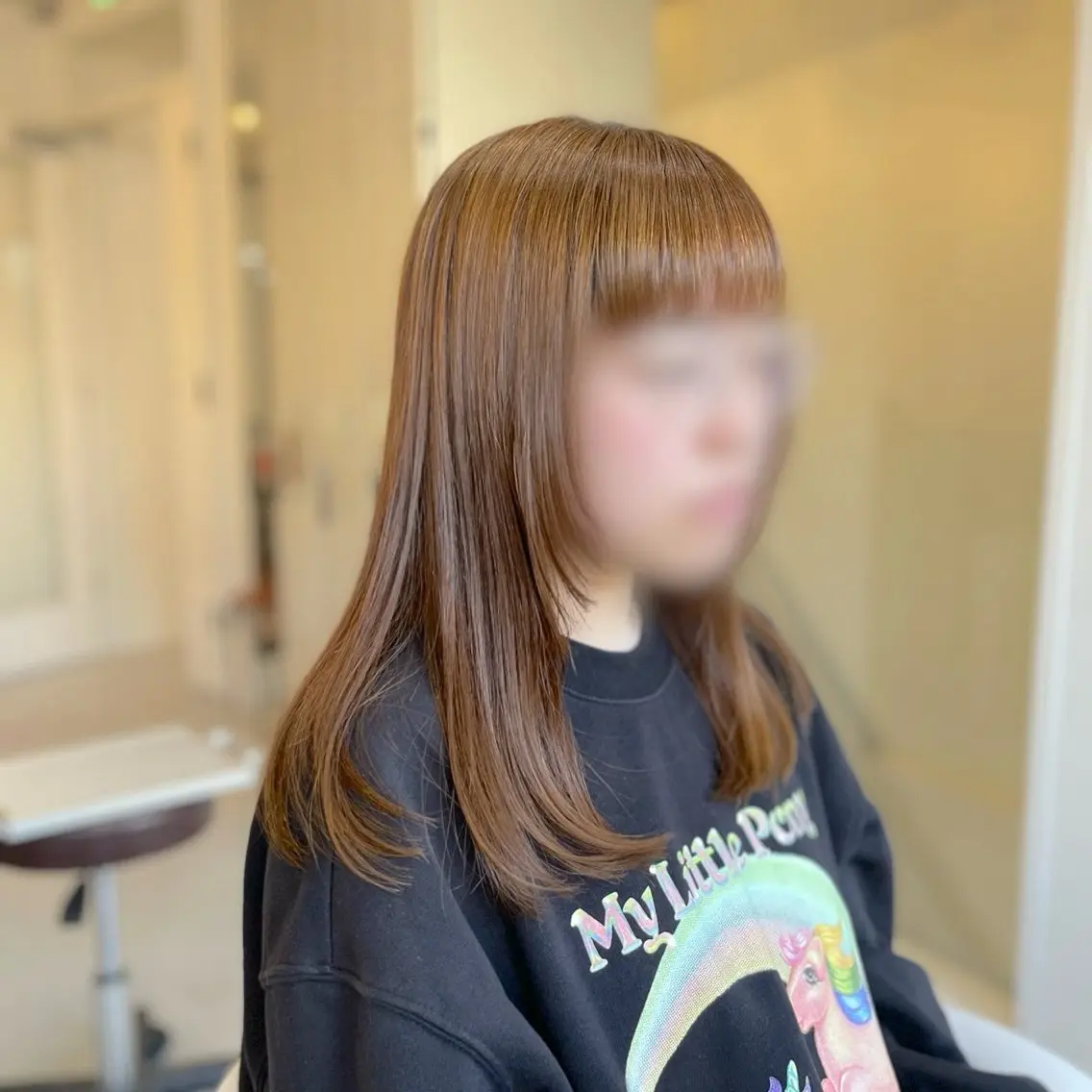 ミディアム ボブレイヤー ボブ 顔まわりレイヤー レイヤーカット 尾野 雅斗のヘアスタイル